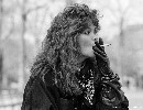 Valerie Bertinelli smoking a cigarette