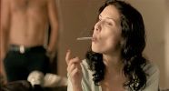 Soraia Chaves smoking a cigarette