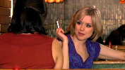 Daniela Denby-Ashe smoking a cigarette