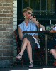 Katherine Heigl smoking a cigarette