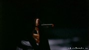 Isabelle Huppert smoking a cigarette