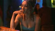 Jade Henham smoking a cigarette