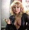 Nina Hartley smoking a cigarette