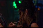 Teri Hatcher smoking a cigarette