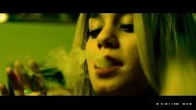 Vanessa Hudgens smoking a cigarette