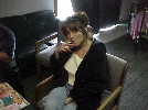 Kendra Jade smoking a cigarette