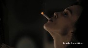 Keira Knightley smoking a cigarette