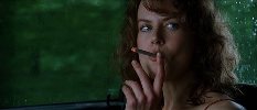 Nicole Kidman smoking a cigarette