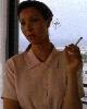 Lisa Kudrow smoking a cigarette